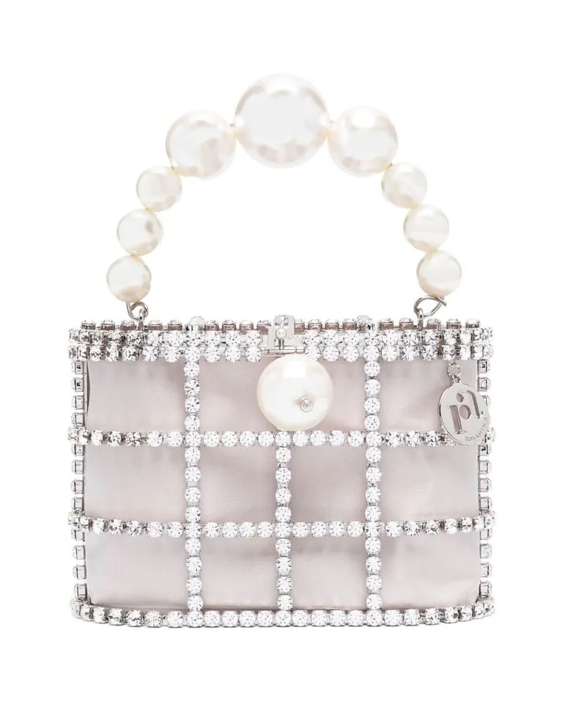 Rosantica Holli Crystal-embellished Mini Bag Silver