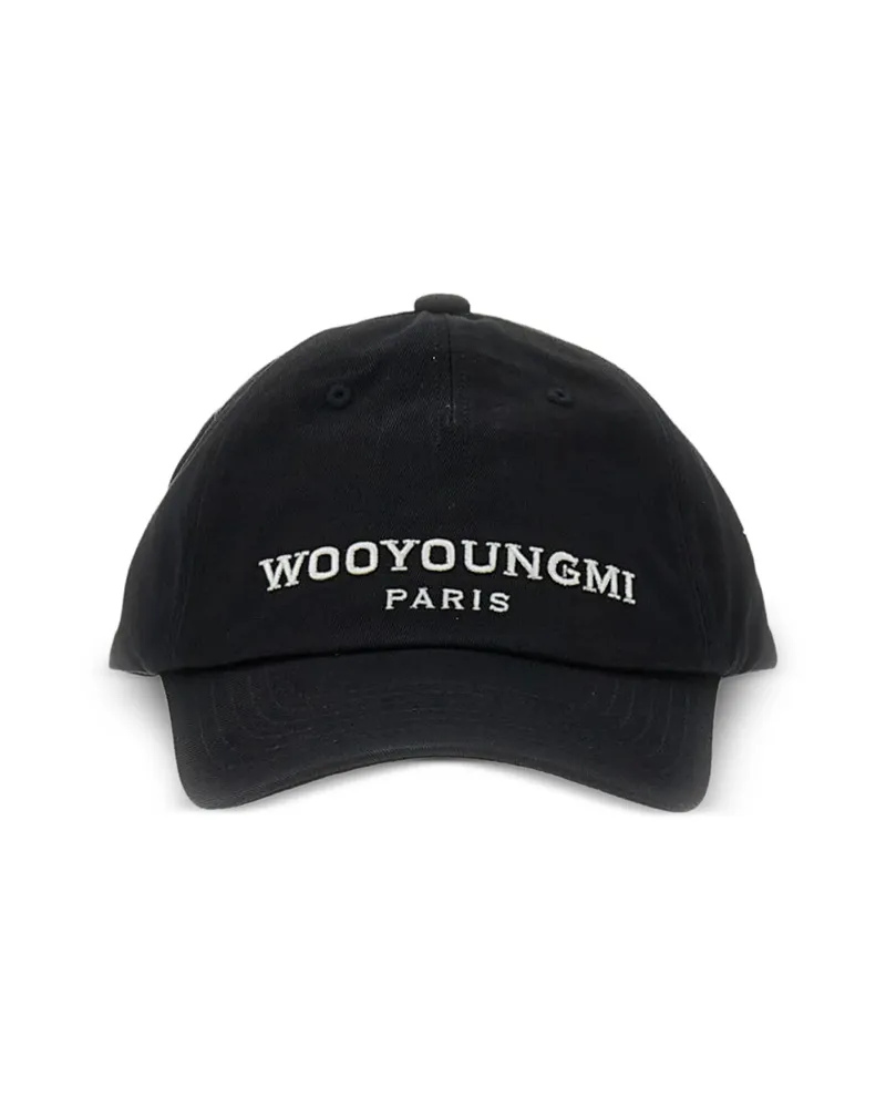 Wooyoungmi Embroidered-logo Baseball Cap Black