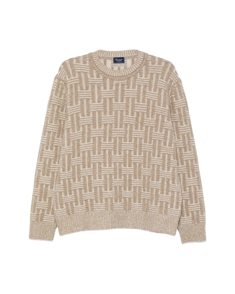 Drumohr  Basket-weave Sweater Neutrals