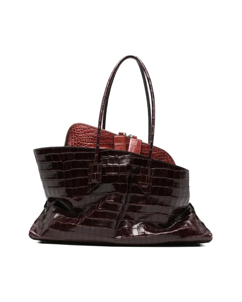 ATTICO La Passeggiata Medium Tote Bag Red