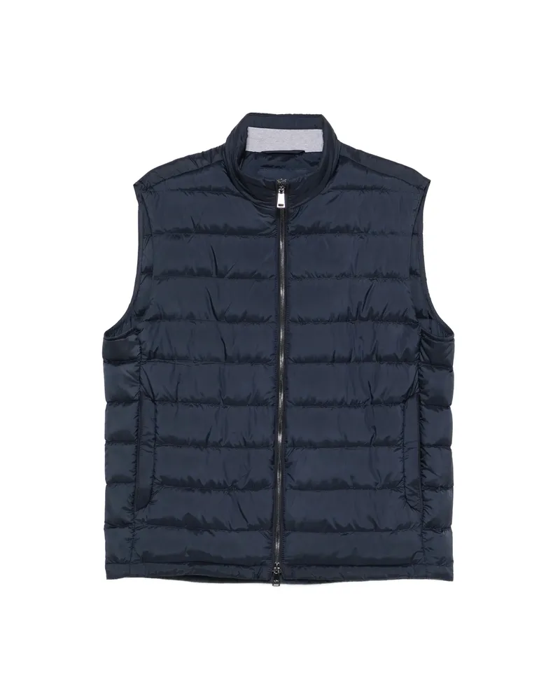 Paul & Shark Zip Quilted Gilet Blue