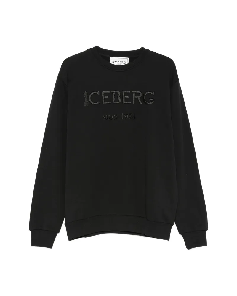Iceberg Logo-embroidered Sweatshirt Black