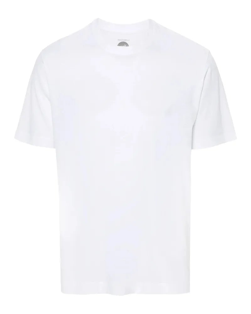 MAZZARELLI Plain Cotton T-shirt White