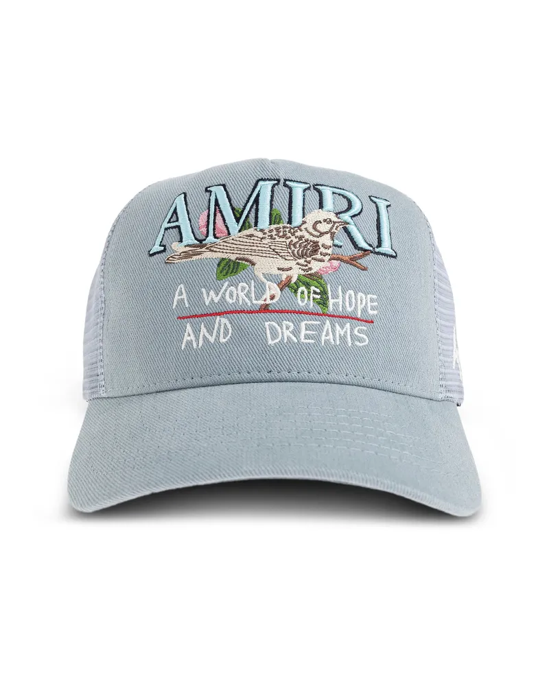 Amiri Logo-embroidered Baseball Cap Blue