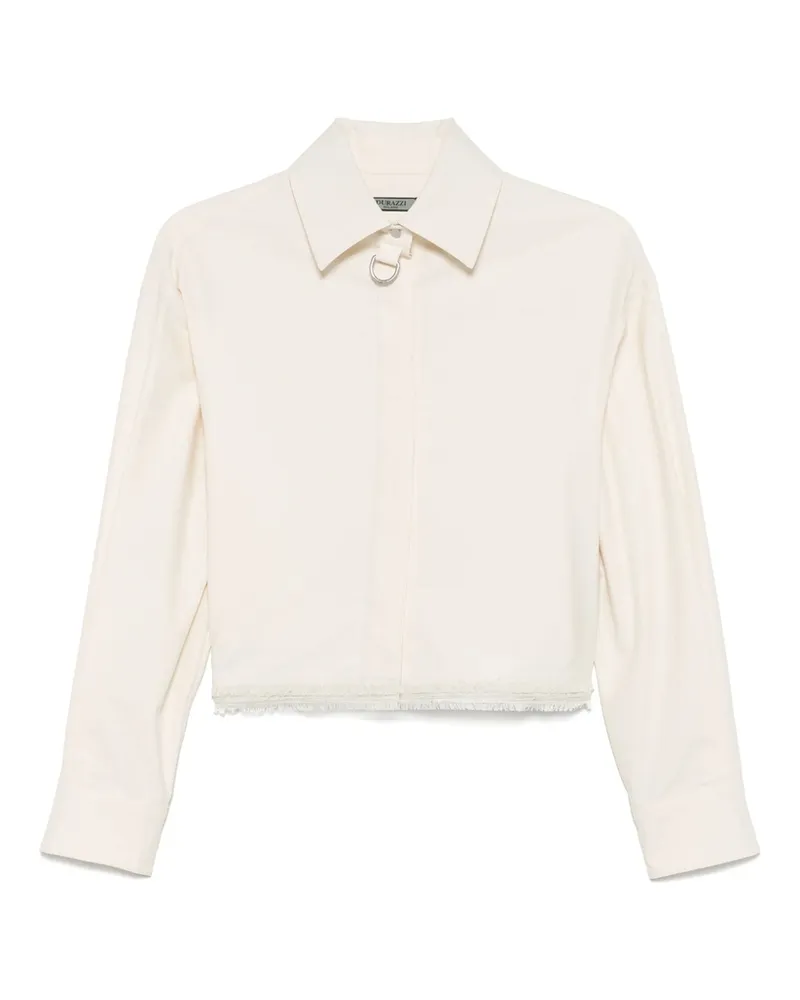 Durazzi Milano Cropped Shirt Neutrals