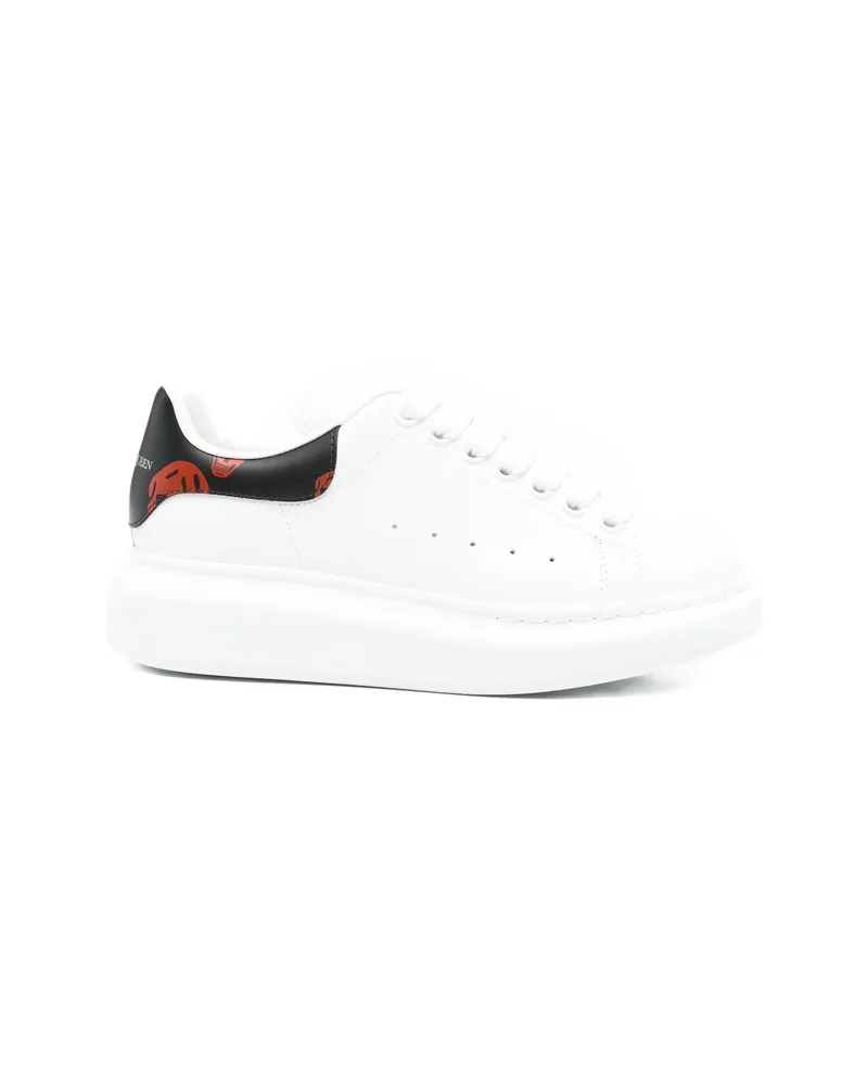 Alexander McQueen Oversized Low-top Skull-details Sneakers White