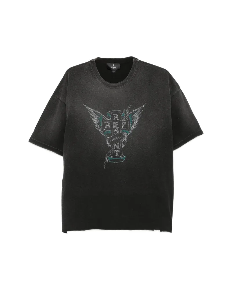 REPRESENT Westide Graphic-print T-shirt Black