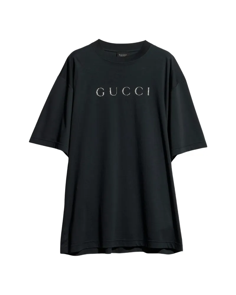 Gucci Logo-print Short-sleeved T-shirt Black