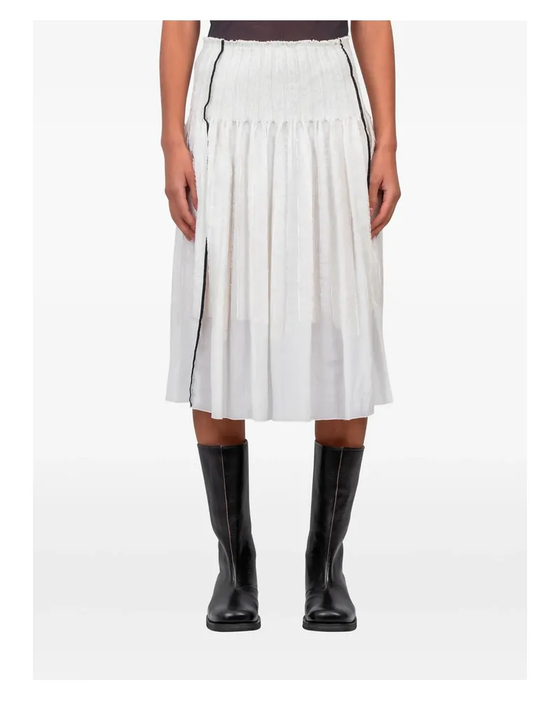 Paloma Wool Lupe Pleated Skirt White