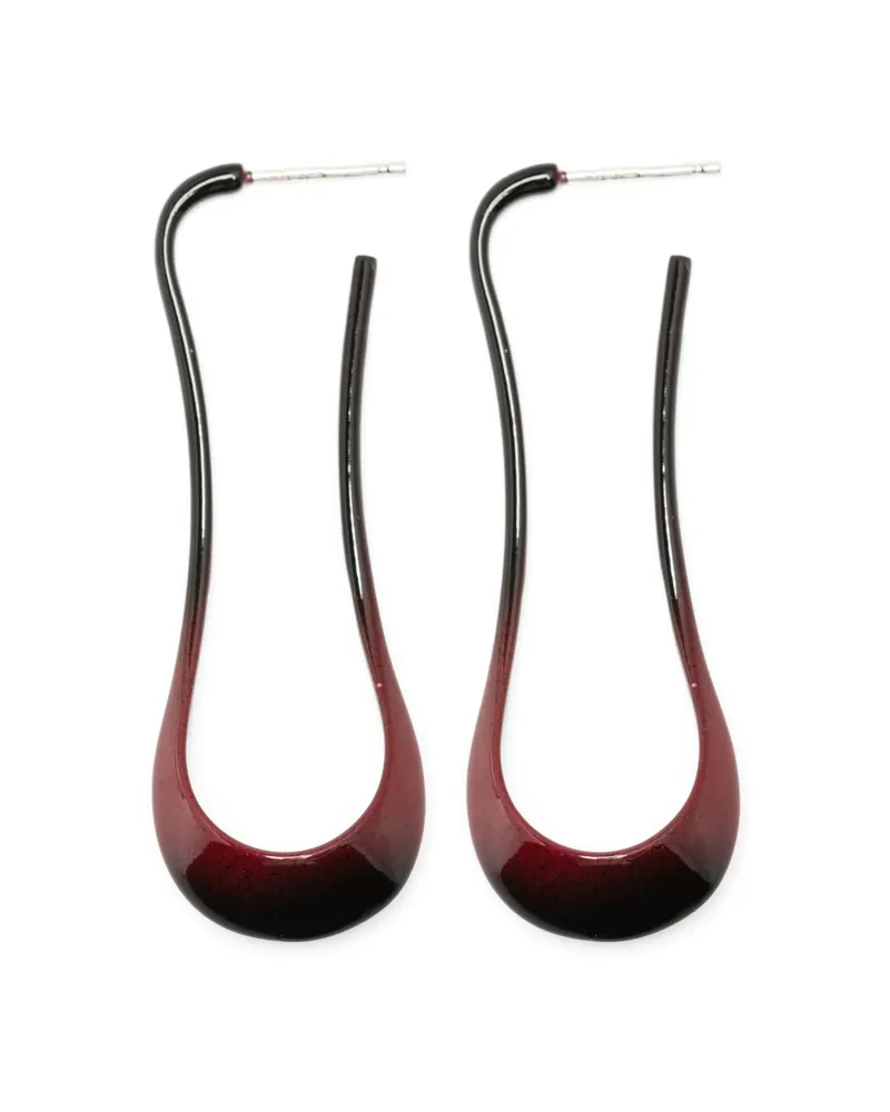 Christophe Lemaire Curved-end Earrings Silver