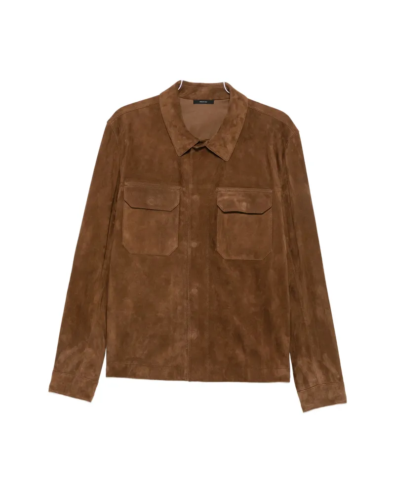 Tom Ford Suede Shirt Jacket Brown