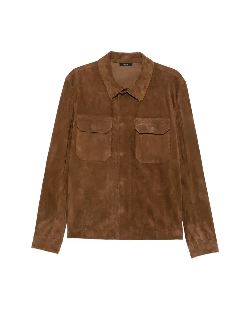 Tom Ford Suede Shirt Jacket Brown