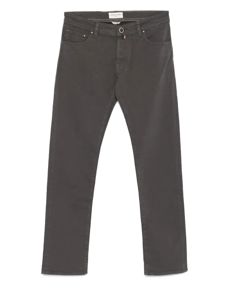 Jacob Cohën Five-pocket Trousers Grey