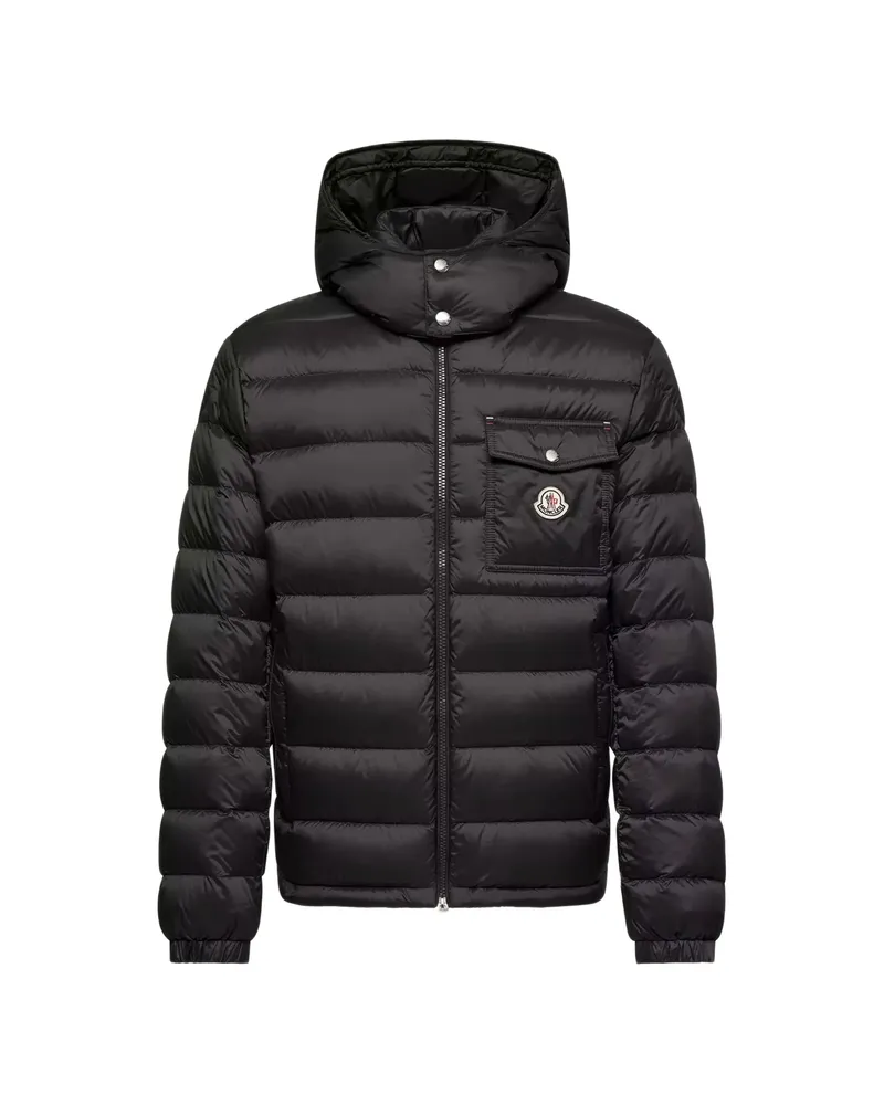 Moncler Verith Quilted Hooded Jacket Black