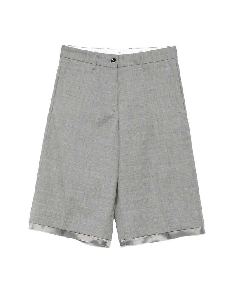nine:inthe:morning Buttoned Shorts Grey
