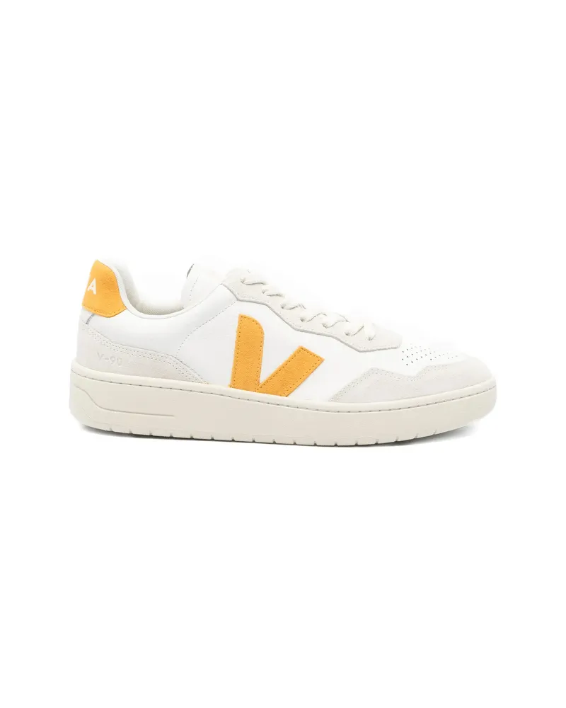 VEJA V-90 Logo-detail Sneakers White