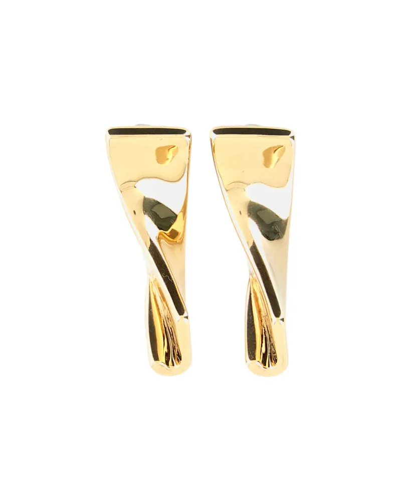 Jacquemus J Earrings Gold