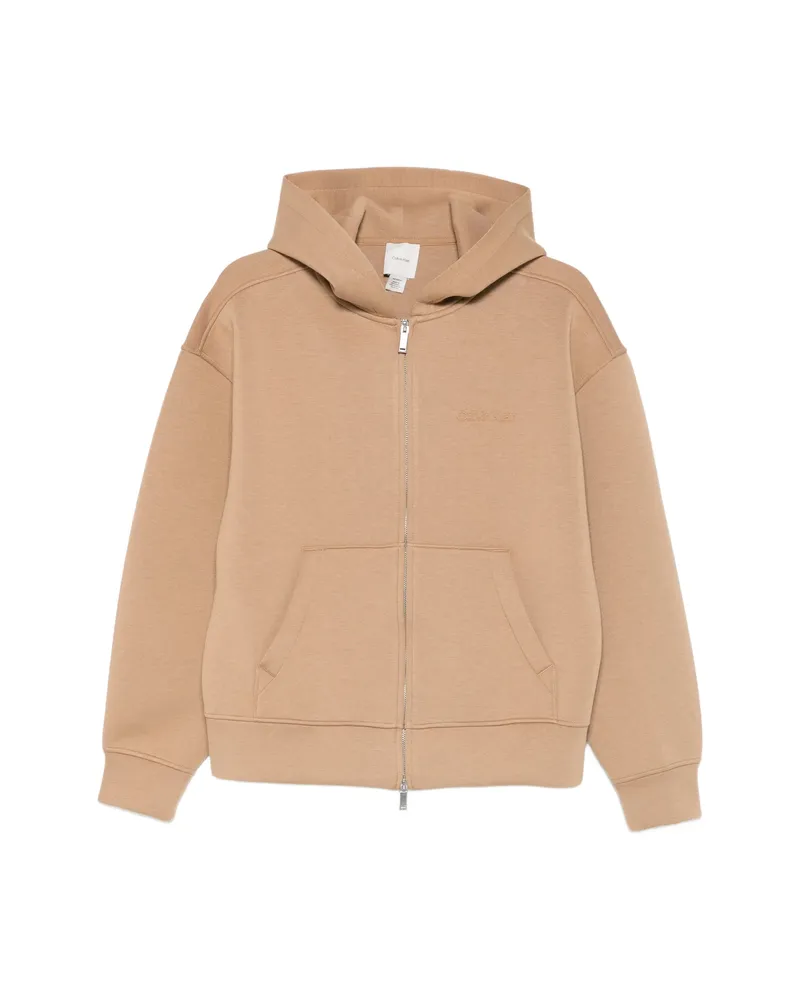 Calvin Klein Spacer Zip-up Hoodie Neutrals