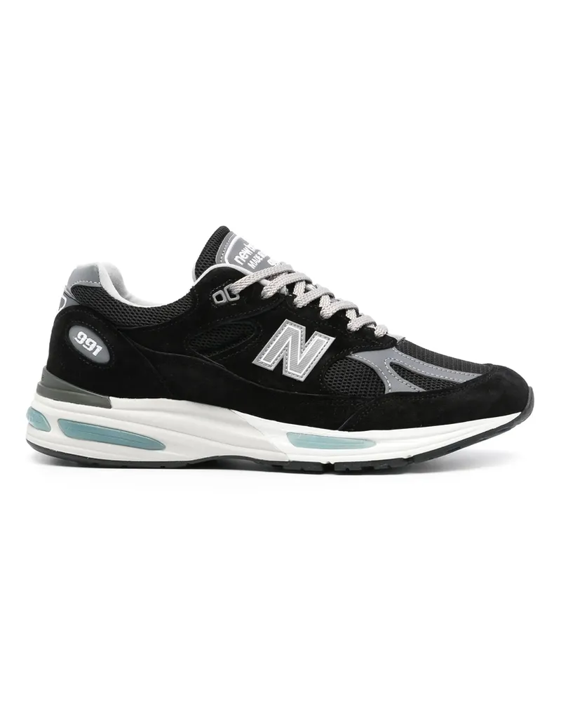 New Balance 991 Logo Trainers Black