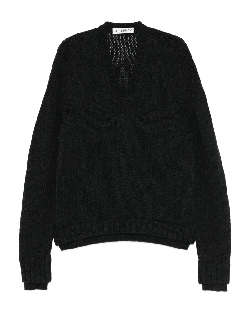 Our Legacy V-neck Sweater Grey