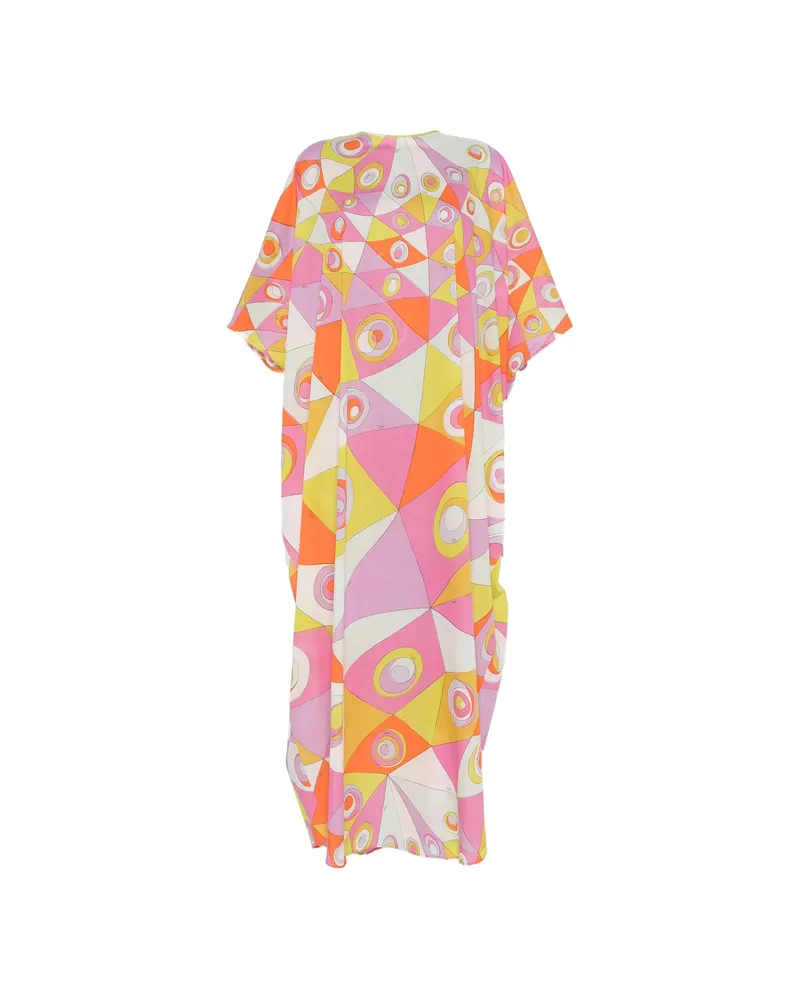 Emilio Pucci Iride-print Maxi Dress Pink
