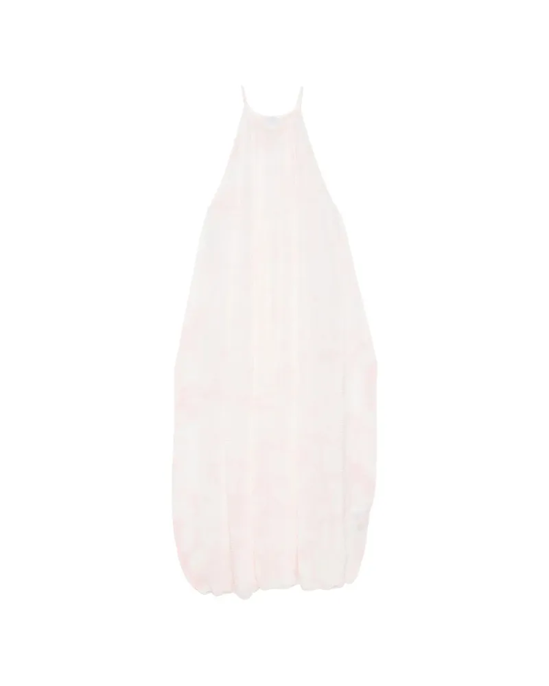 CFCL Plissé Sleeveless Midi Dress Pink