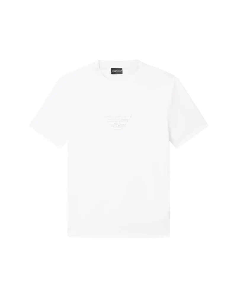 Emporio Armani Logo-patch T-shirt White