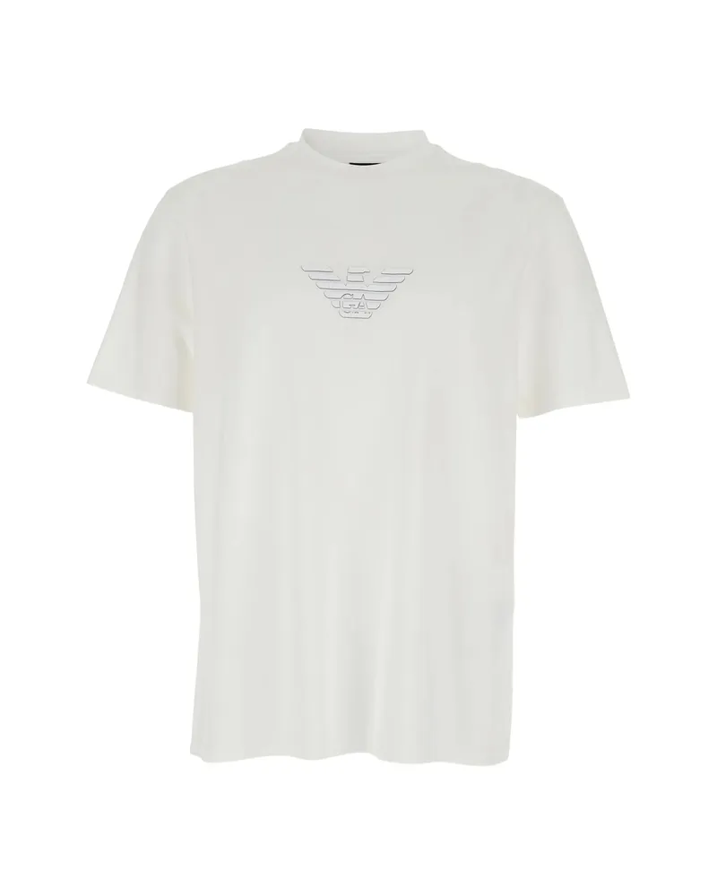 Emporio Armani Logo-patch T-shirt White