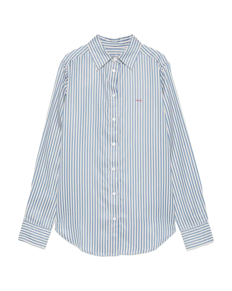 Maison Labiche Dewet Amour Striped Shirt Blue