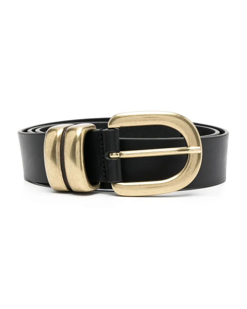 By Malene Birger Zoira Leather Belt Black