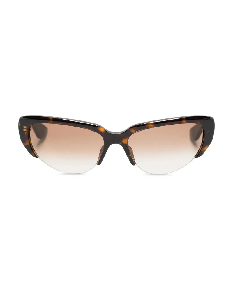 Alexander McQueen Tortoiseshell Cat-eye Sunglasses Brown