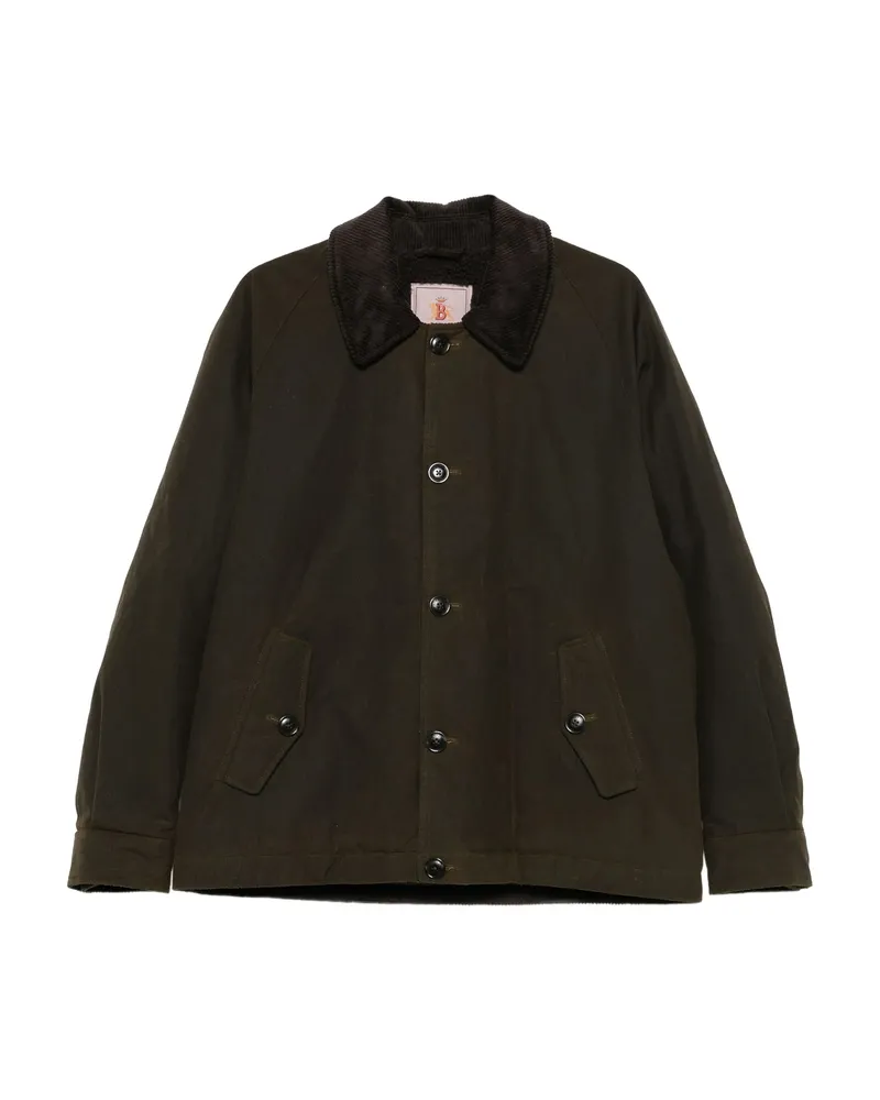 Baracuta Corduroy-collar Jacket Brown