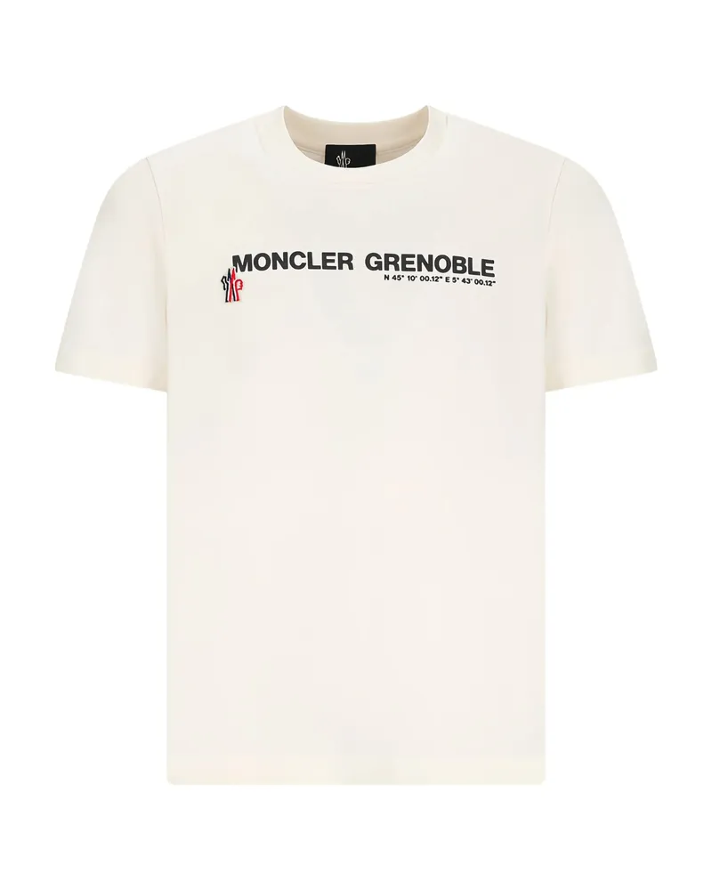 Moncler Logo-print Short-sleeve T-shirt White