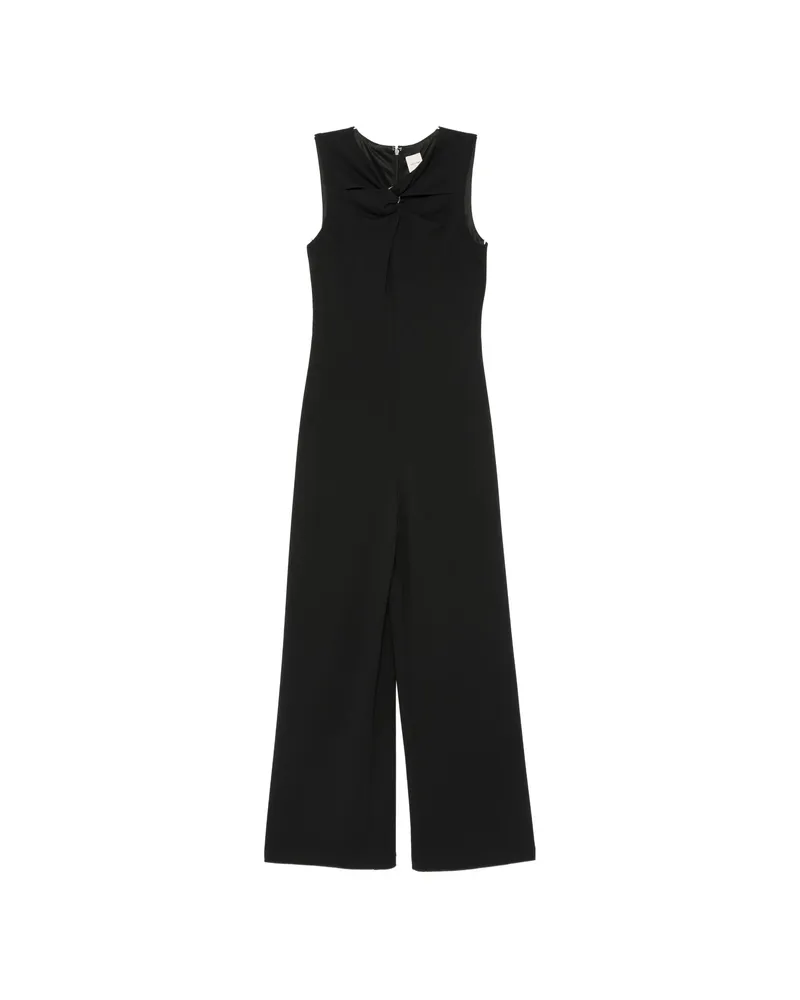 Calvin Klein Twist-detail Sleeveless Jumpsuit Black