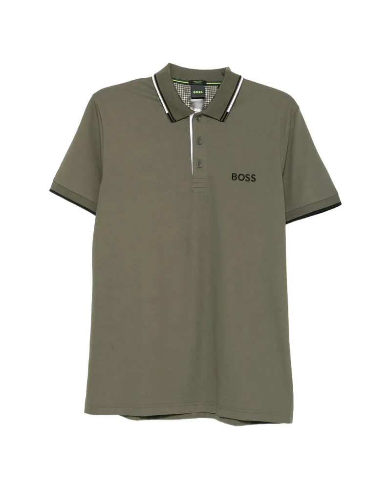HUGO BOSS Polo Shirts Green