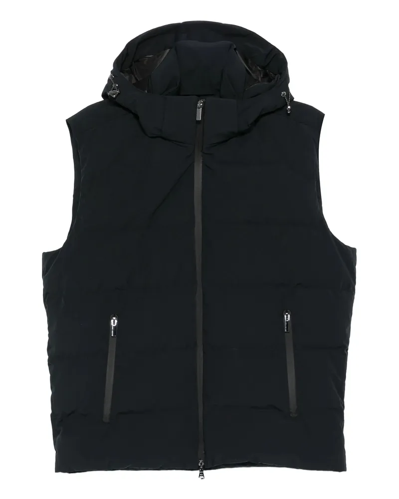 Paul & Shark Hooded Quilted Vest Blue