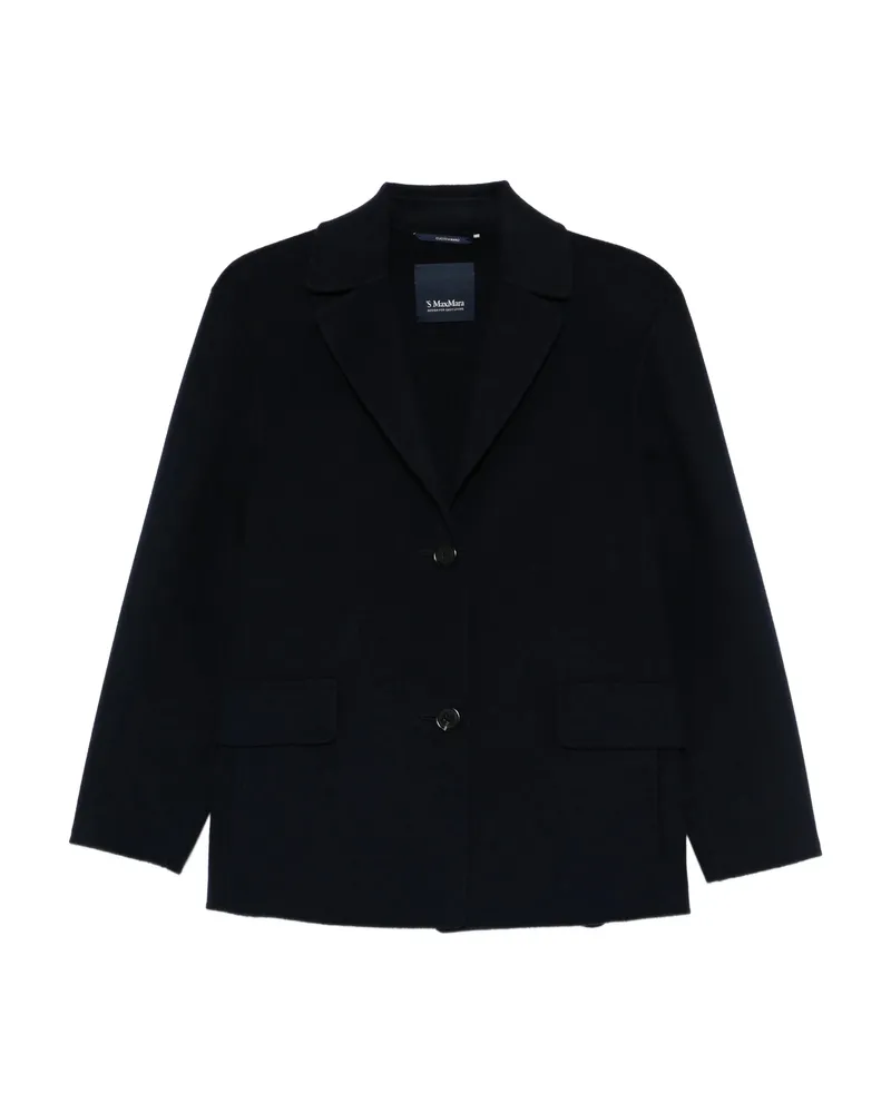 Max Mara Melfi Single-breasted Blazer Blue