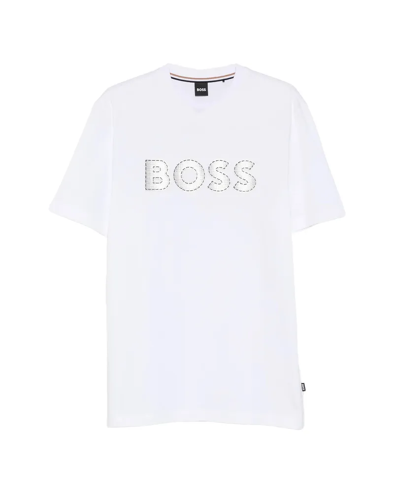 HUGO BOSS C-Thompson Logo-patch T-shirt White