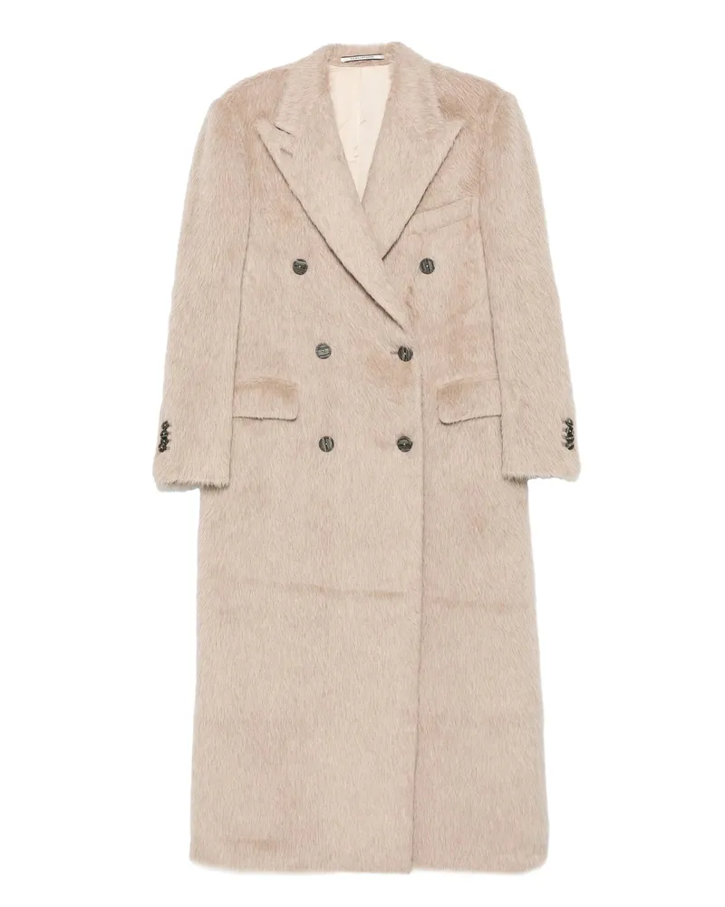 Tagliatore Double-breasted Coat Neutrals