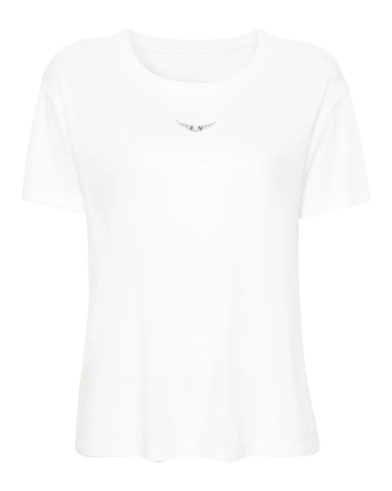 Zadig & Voltaire Marta Wings-appliqué T-shirt White