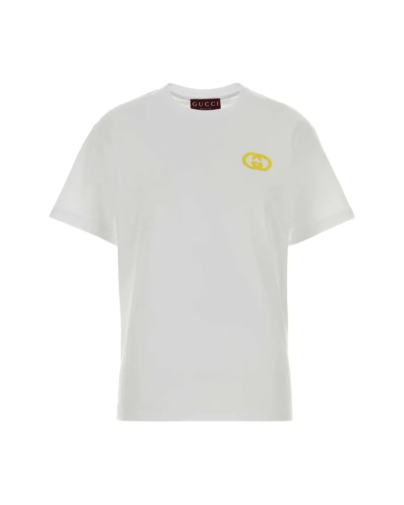 Gucci Logo Cotton T-shirt White