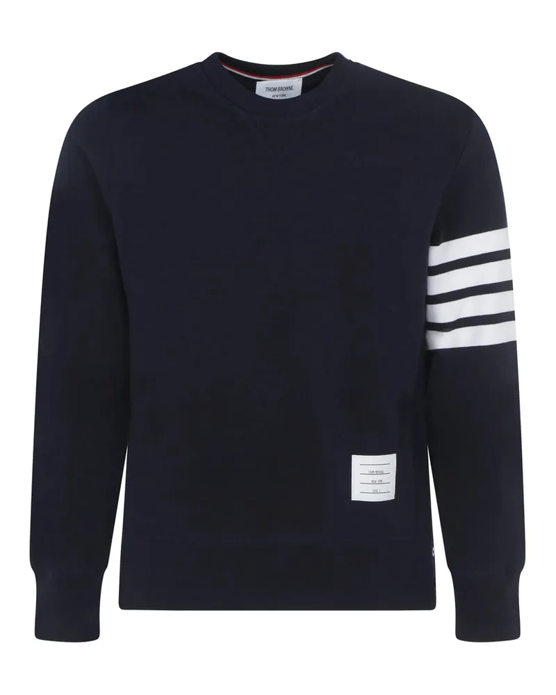 Thom Browne 4-Bar Sweatshirt Blue