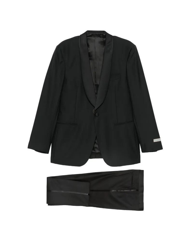 Canali Shawl-lapel Suit Black