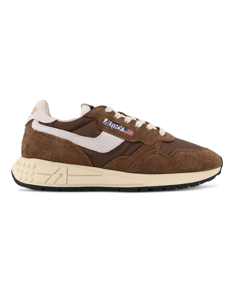 AUTRY Reelwind Suede Sneakers Brown