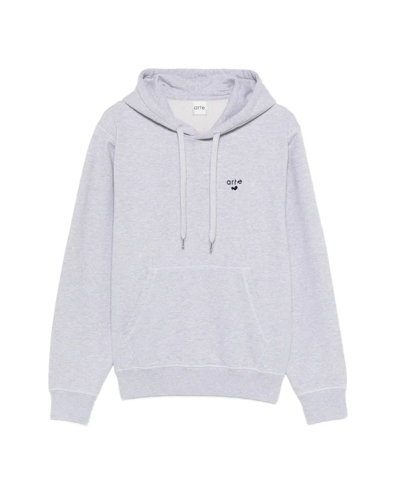 Arte Antwerp Heart Logo Hoodie Grey