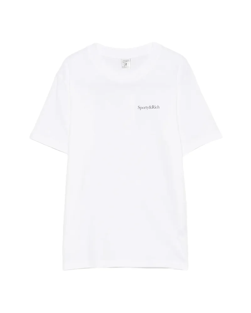 SPORTY & RICH Logo-print T-shirt White