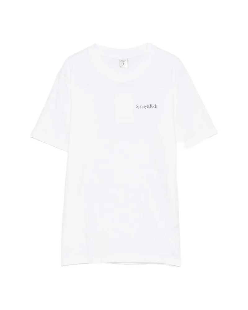 SPORTY & RICH Logo-print T-shirt White