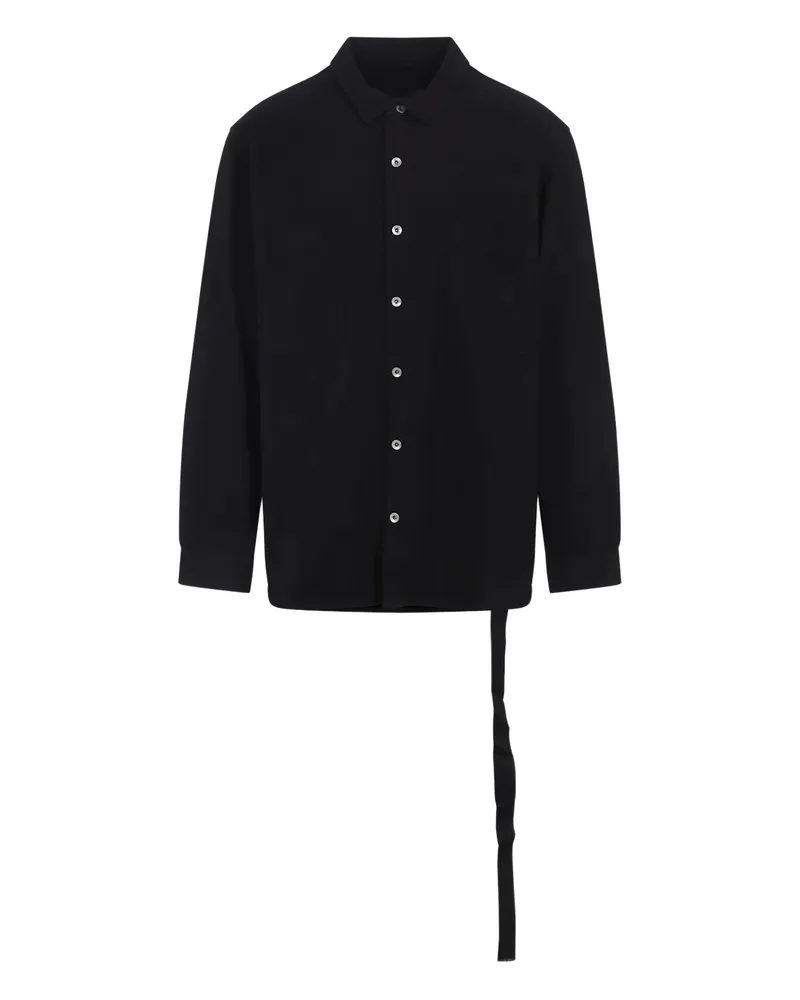 DRKSHDW by Rick Owens Pocket Trailing-tail Shirt Black