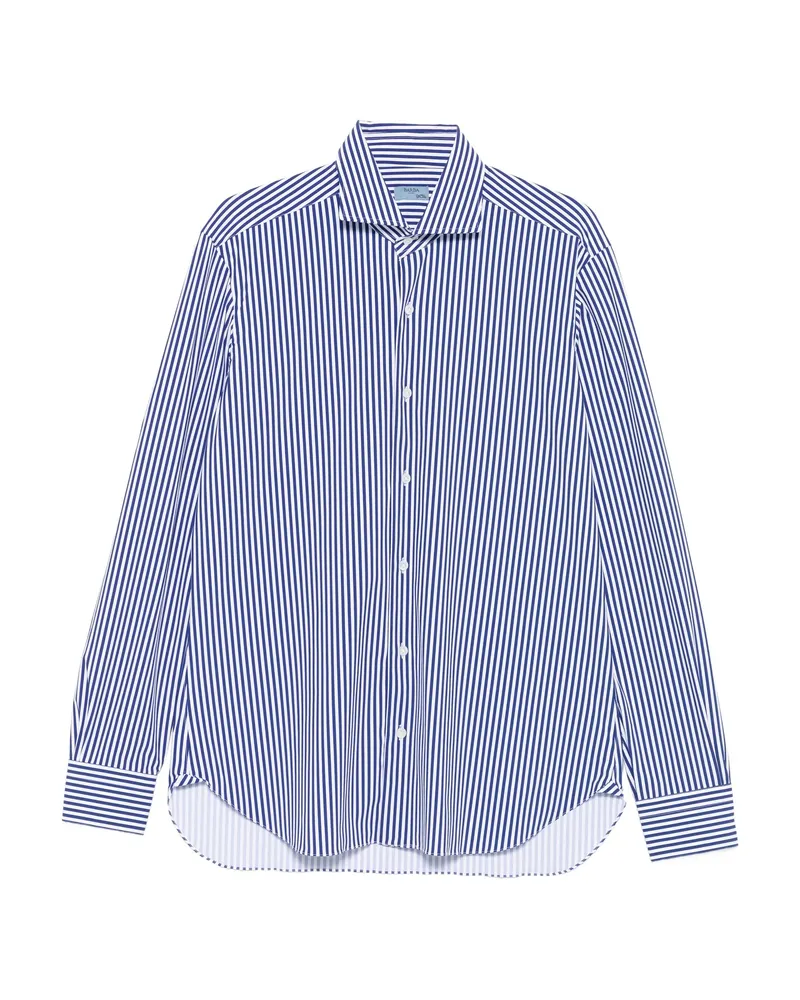 BARBA Striped Shirt Blue