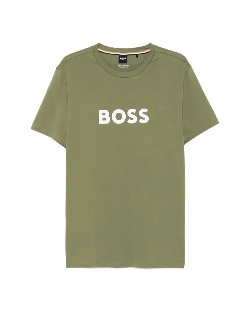 HUGO BOSS Logo-print T-shirt Green